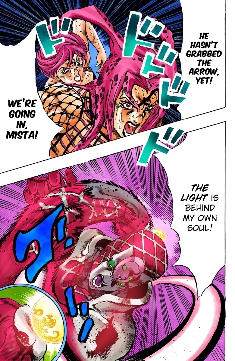JoJo's Bizarre Adventure Part 5 - Vento Aureo (Official Colored) Chapter 143 page 17 - Chapter 143: Diavolo Emerges Part 3