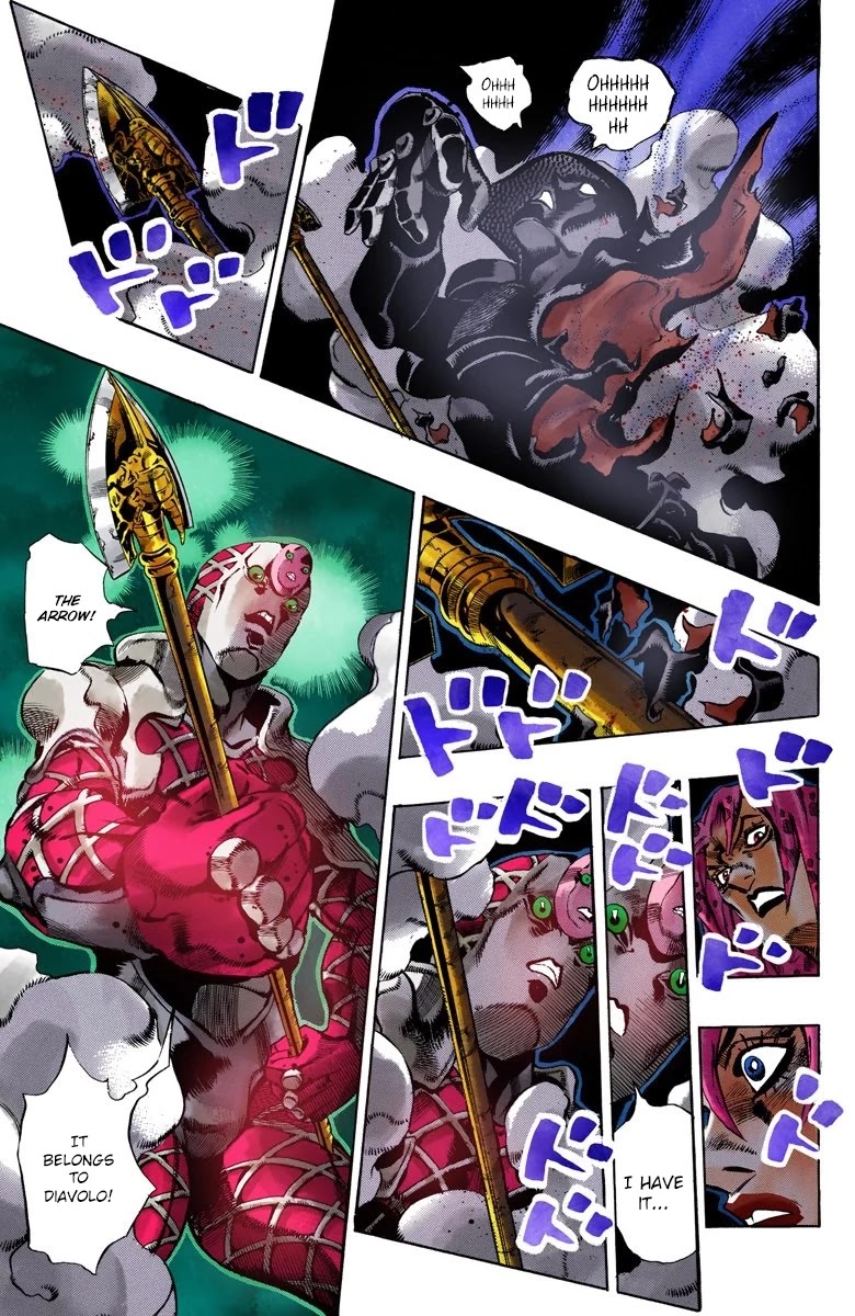 JoJo's Bizarre Adventure Part 5 - Vento Aureo (Official Colored) Chapter 143 page 19 - Chapter 143: Diavolo Emerges Part 3