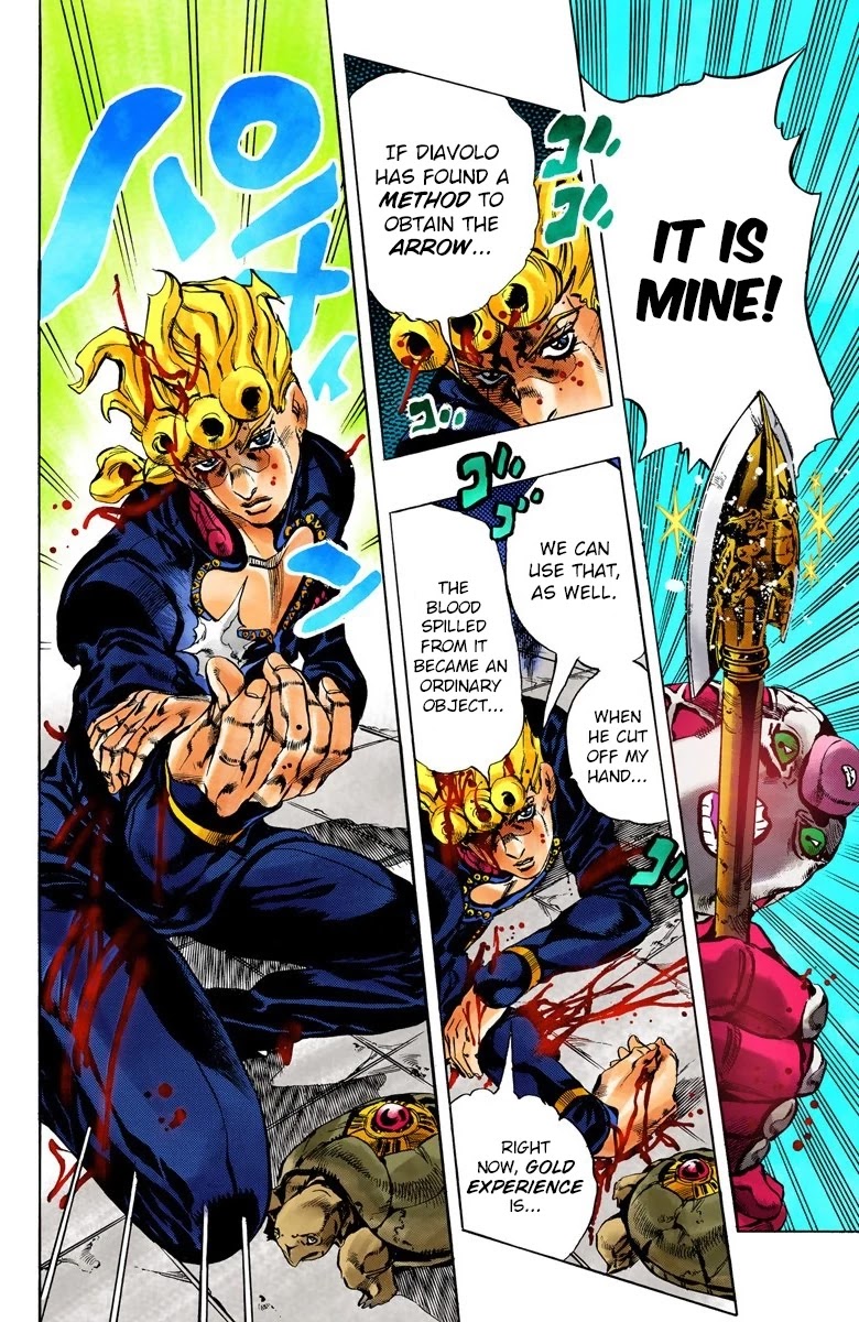 JoJo's Bizarre Adventure Part 5 - Vento Aureo (Official Colored) Chapter 143 page 20 - Chapter 143: Diavolo Emerges Part 3
