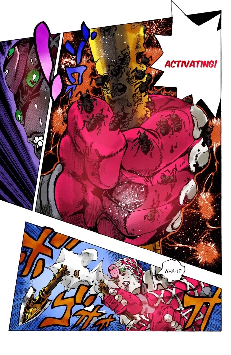 JoJo's Bizarre Adventure Part 5 - Vento Aureo (Official Colored) Chapter 143 page 21 - Chapter 143: Diavolo Emerges Part 3