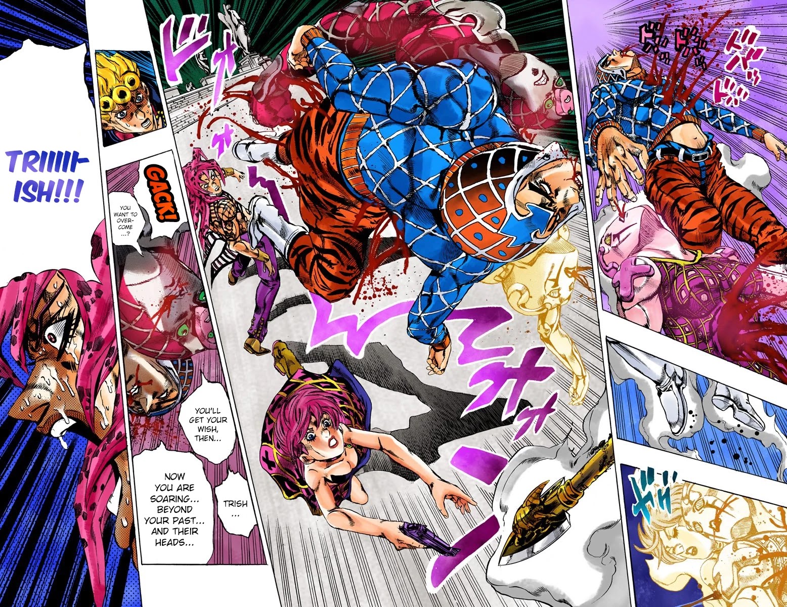 JoJo's Bizarre Adventure Part 5 - Vento Aureo (Official Colored) Chapter 144 page 18 - Chapter 144: Diavolo Emerges Part 4
