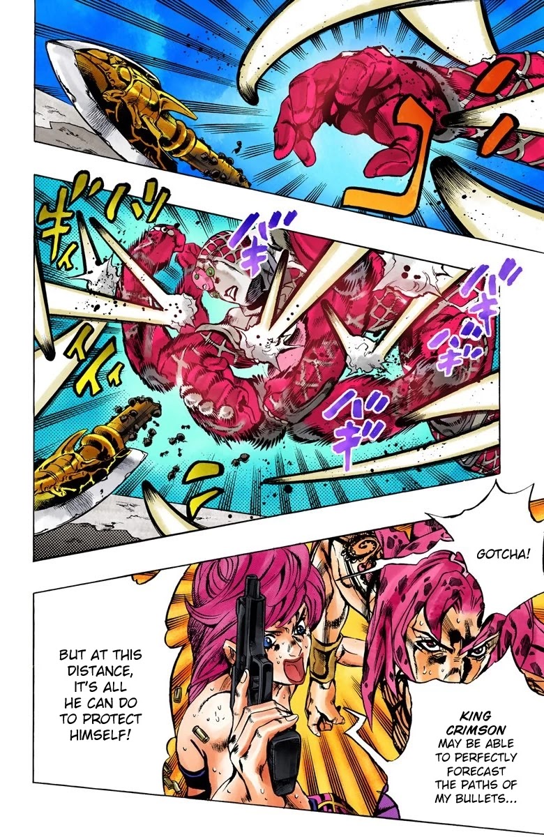 JoJo's Bizarre Adventure Part 5 - Vento Aureo (Official Colored) Chapter 144 page 7 - Chapter 144: Diavolo Emerges Part 4