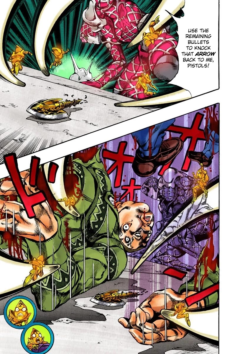 JoJo's Bizarre Adventure Part 5 - Vento Aureo (Official Colored) Chapter 144 page 8 - Chapter 144: Diavolo Emerges Part 4