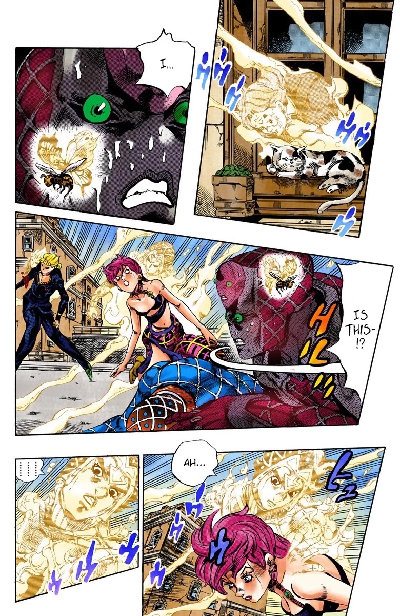 JoJo's Bizarre Adventure Part 5 - Vento Aureo (Official Colored) Chapter 145 page 10 - Chapter 145: Diavolo Emerges Part 5