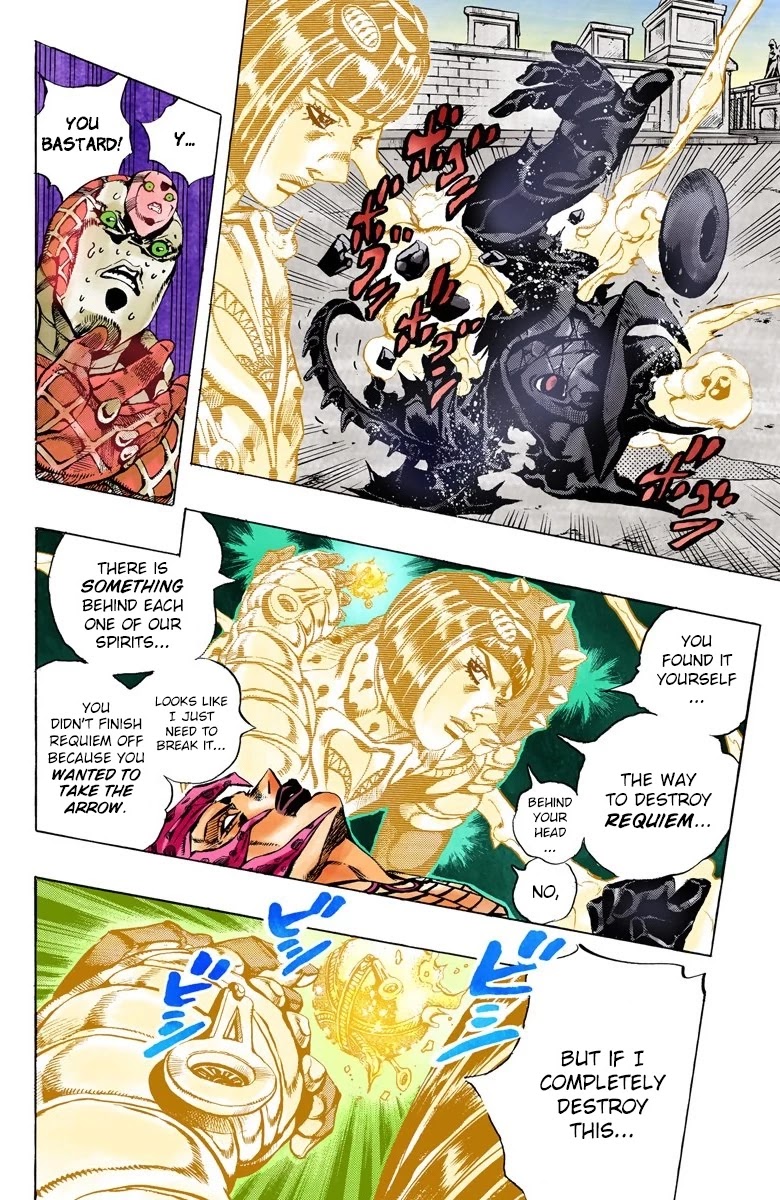 JoJo's Bizarre Adventure Part 5 - Vento Aureo (Official Colored) Chapter 145 page 12 - Chapter 145: Diavolo Emerges Part 5