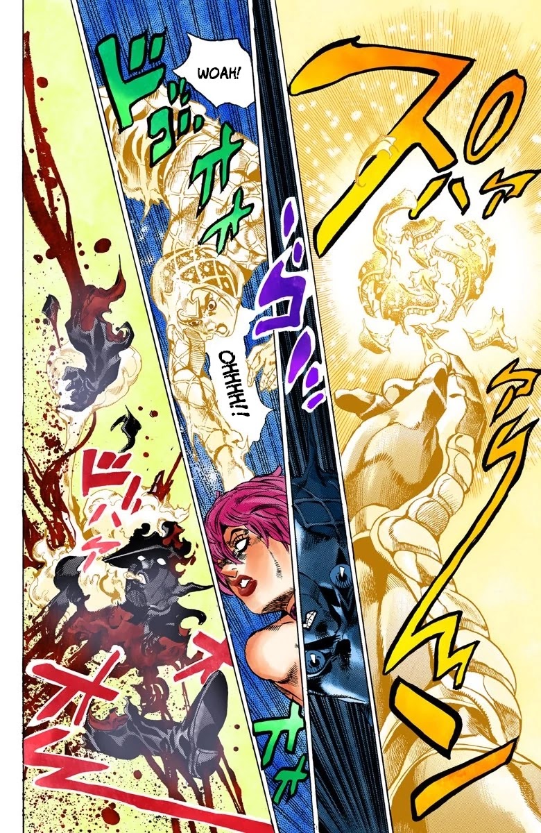 JoJo's Bizarre Adventure Part 5 - Vento Aureo (Official Colored) Chapter 145 page 14 - Chapter 145: Diavolo Emerges Part 5