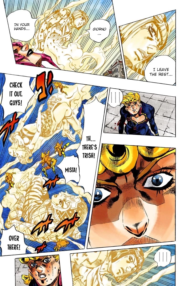 JoJo's Bizarre Adventure Part 5 - Vento Aureo (Official Colored) Chapter 145 page 15 - Chapter 145: Diavolo Emerges Part 5