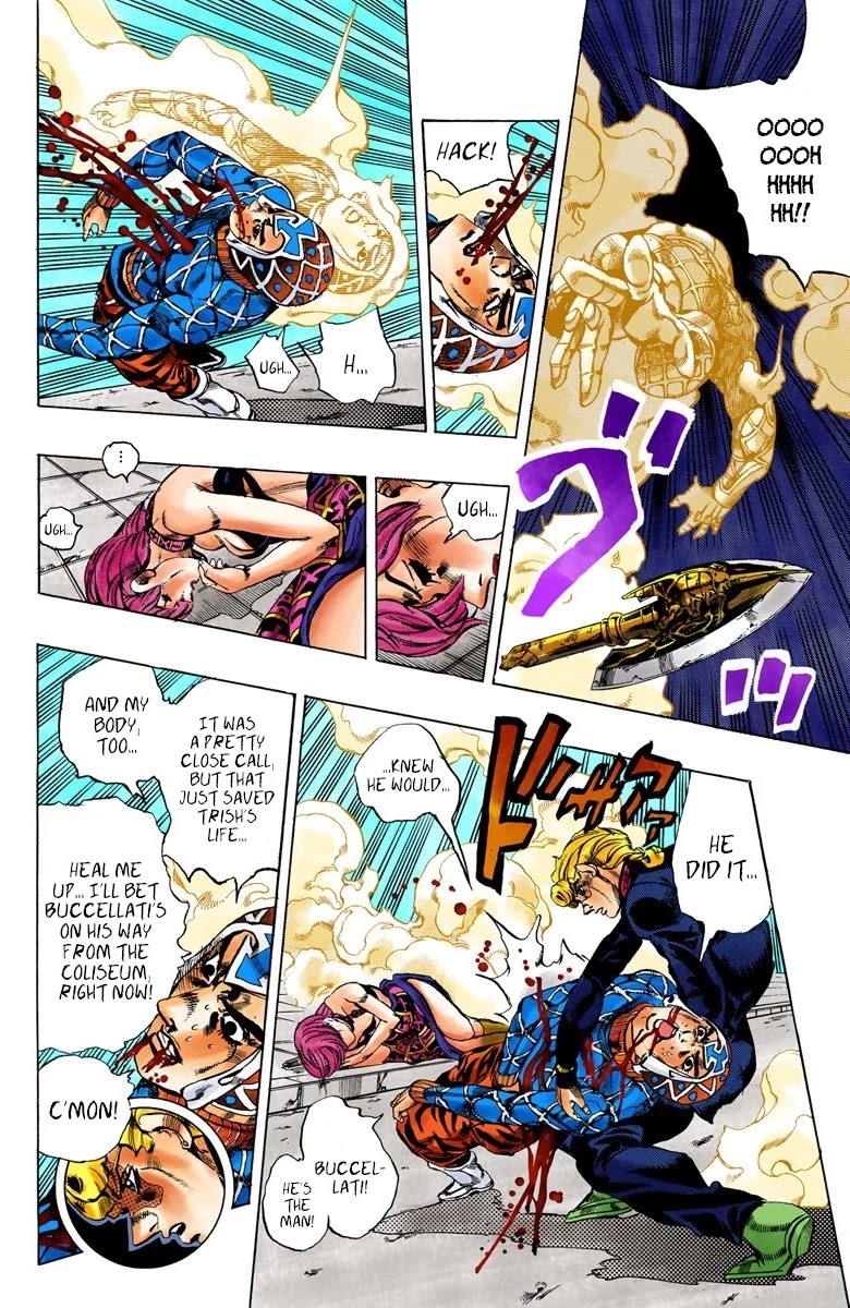 JoJo's Bizarre Adventure Part 5 - Vento Aureo (Official Colored) Chapter 145 page 18 - Chapter 145: Diavolo Emerges Part 5