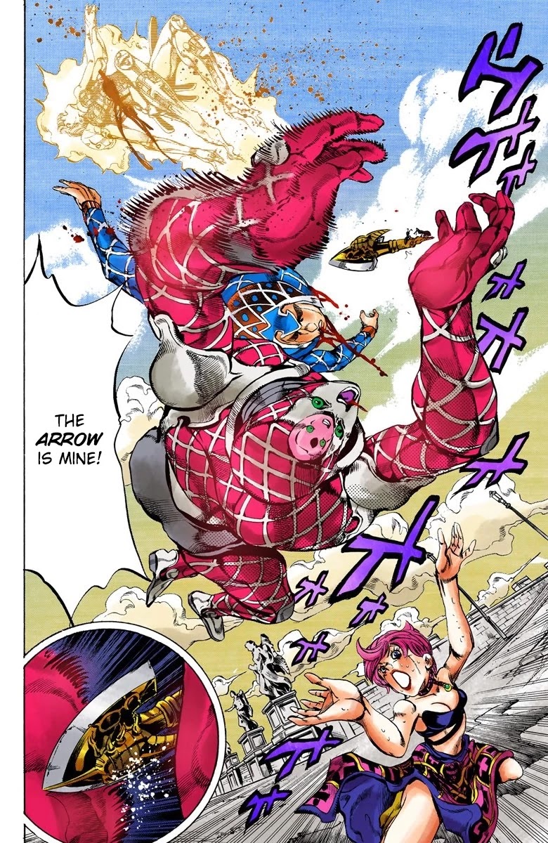 JoJo's Bizarre Adventure Part 5 - Vento Aureo (Official Colored) Chapter 145 page 4 - Chapter 145: Diavolo Emerges Part 5