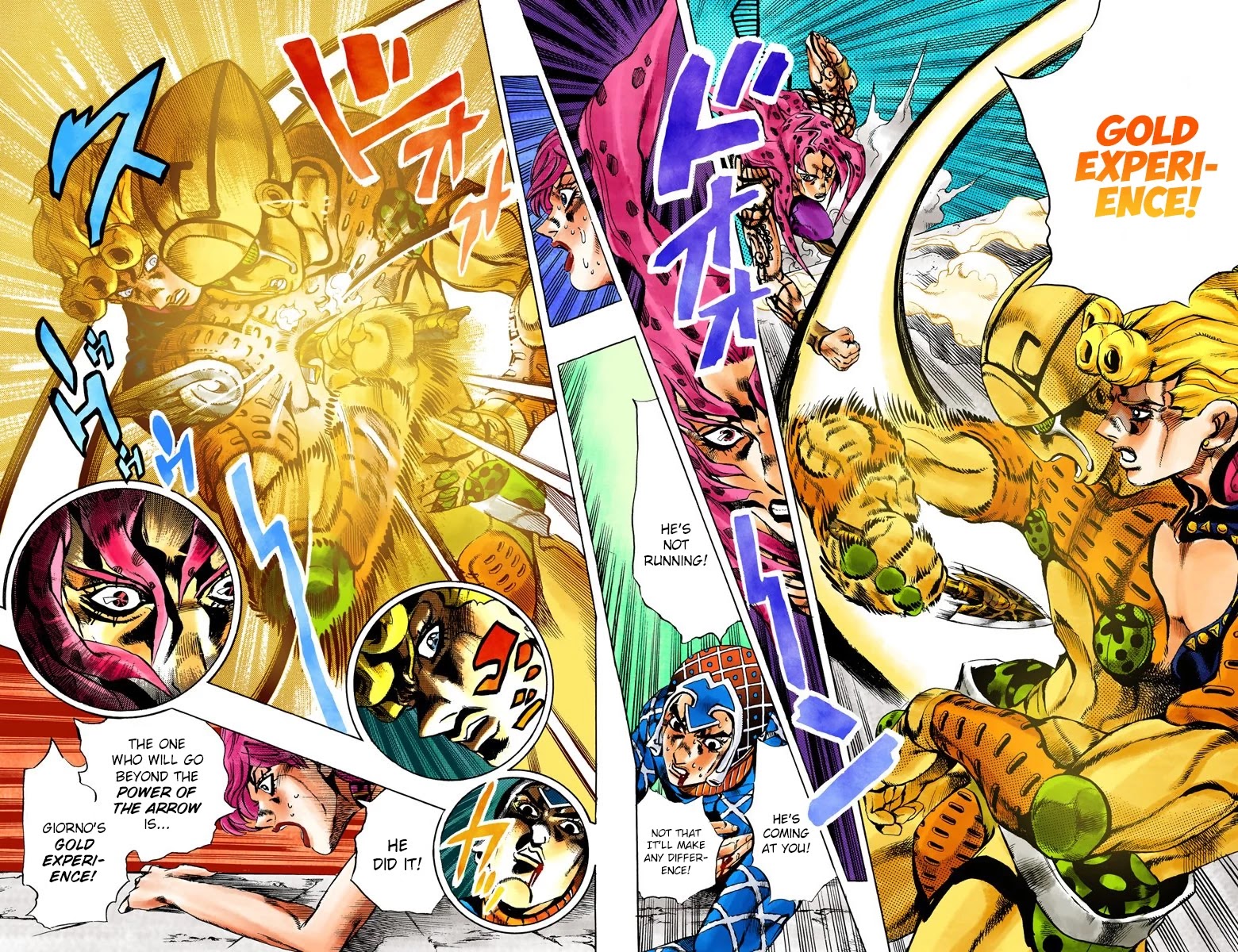 JoJo's Bizarre Adventure Part 5 - Vento Aureo (Official Colored) Chapter 146 page 10 - Chapter 146: King of Kings