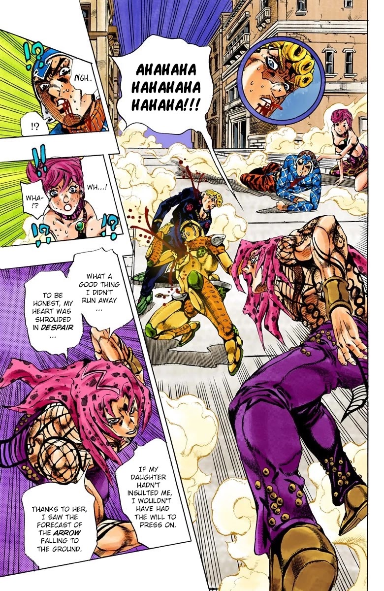 JoJo's Bizarre Adventure Part 5 - Vento Aureo (Official Colored) Chapter 146 page 14 - Chapter 146: King of Kings