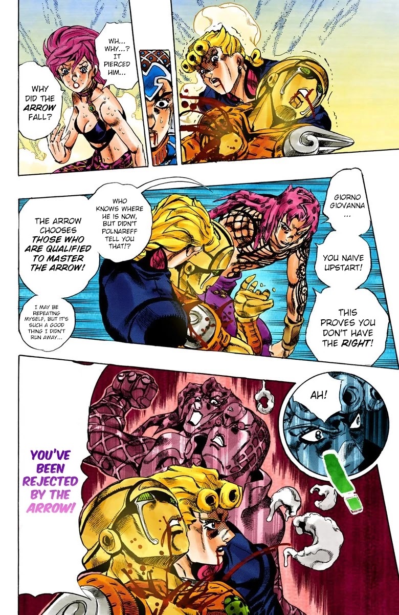 JoJo's Bizarre Adventure Part 5 - Vento Aureo (Official Colored) Chapter 146 page 15 - Chapter 146: King of Kings
