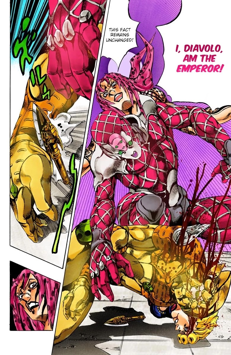JoJo's Bizarre Adventure Part 5 - Vento Aureo (Official Colored) Chapter 146 page 17 - Chapter 146: King of Kings