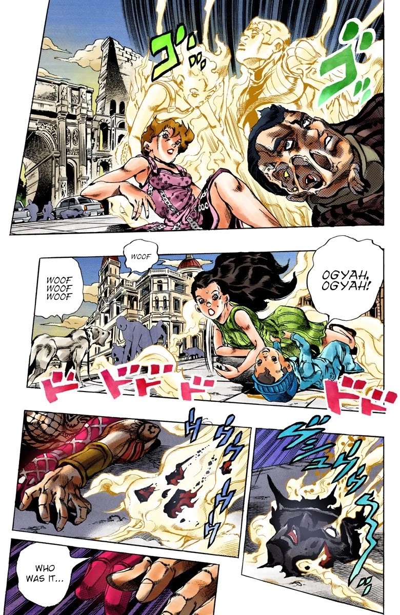 JoJo's Bizarre Adventure Part 5 - Vento Aureo (Official Colored) Chapter 146 page 4 - Chapter 146: King of Kings