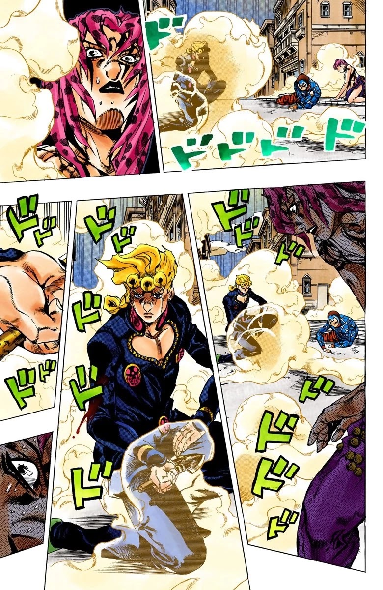 JoJo's Bizarre Adventure Part 5 - Vento Aureo (Official Colored) Chapter 146 page 8 - Chapter 146: King of Kings