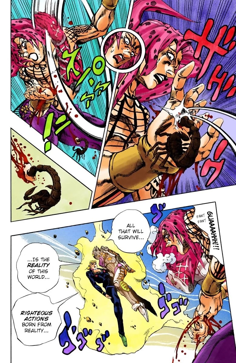 JoJo's Bizarre Adventure Part 5 - Vento Aureo (Official Colored) Chapter 147 page 11 - Chapter 147: Gold Experience Requiem Part 1