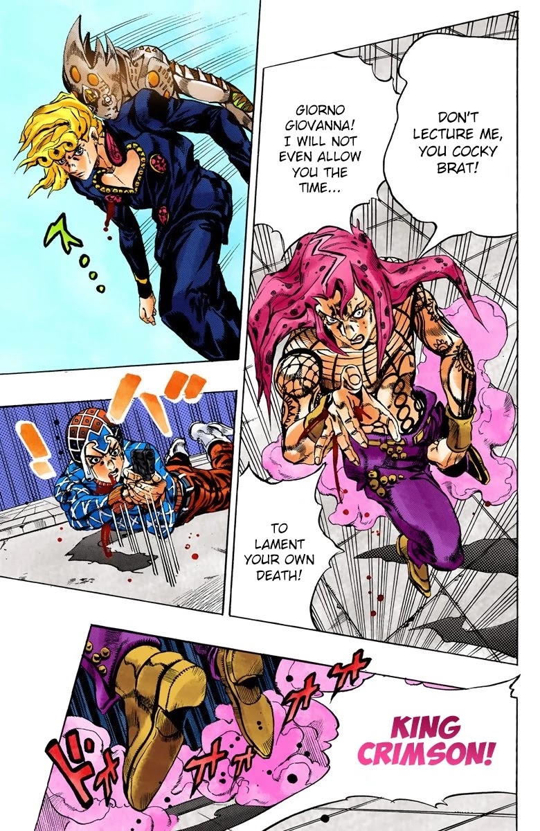 JoJo's Bizarre Adventure Part 5 - Vento Aureo (Official Colored) Chapter 147 page 14 - Chapter 147: Gold Experience Requiem Part 1