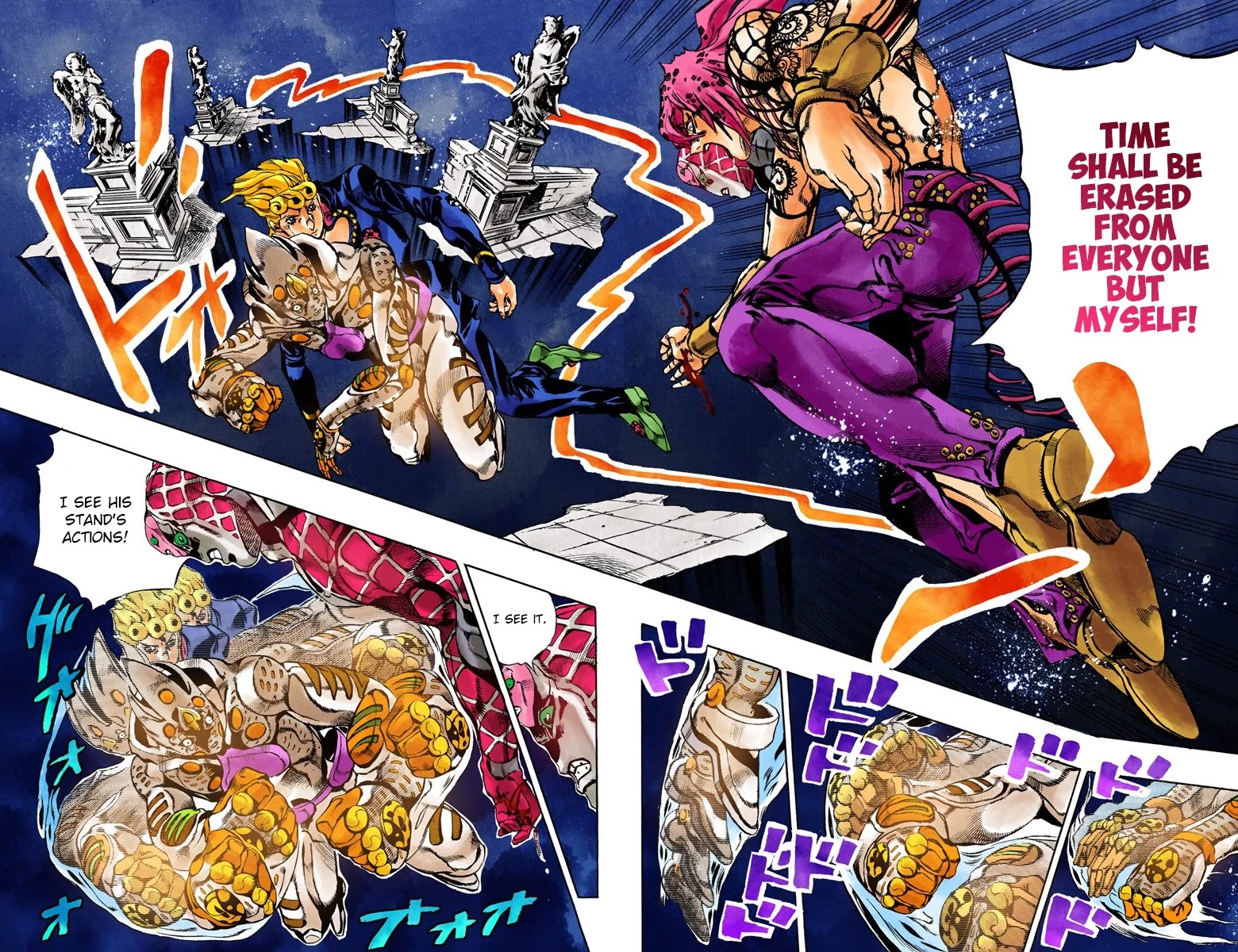 JoJo's Bizarre Adventure Part 5 - Vento Aureo (Official Colored) Chapter 147 page 15 - Chapter 147: Gold Experience Requiem Part 1
