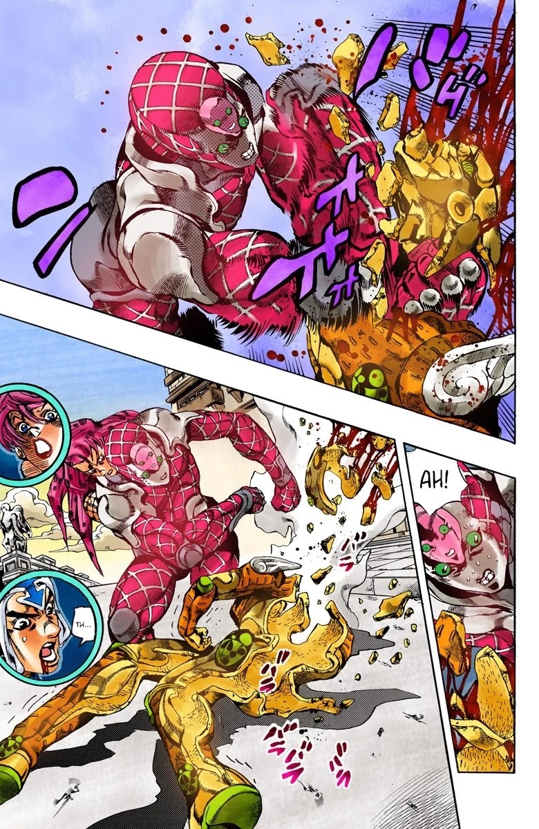 JoJo's Bizarre Adventure Part 5 - Vento Aureo (Official Colored) Chapter 147 page 5 - Chapter 147: Gold Experience Requiem Part 1