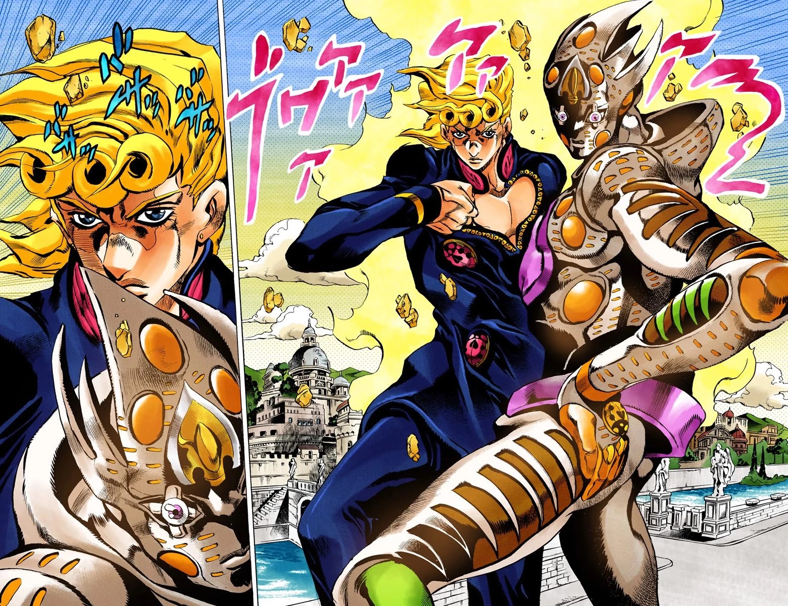 JoJo's Bizarre Adventure Part 5 - Vento Aureo (Official Colored) Chapter 147 page 8 - Chapter 147: Gold Experience Requiem Part 1