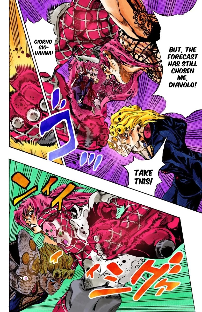 JoJo's Bizarre Adventure Part 5 - Vento Aureo (Official Colored) Chapter 148 page 10 - Chapter 148: Gold Experience Requiem Part 2