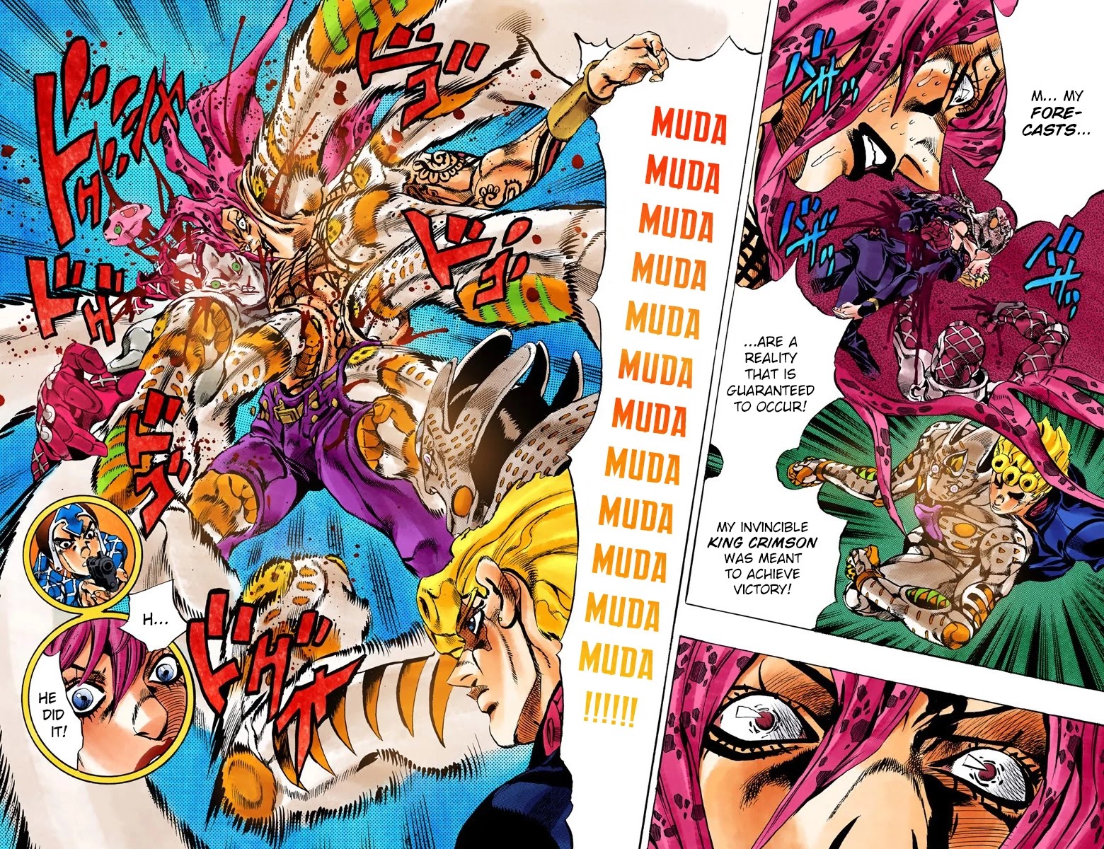 JoJo's Bizarre Adventure Part 5 - Vento Aureo (Official Colored) Chapter 148 page 16 - Chapter 148: Gold Experience Requiem Part 2