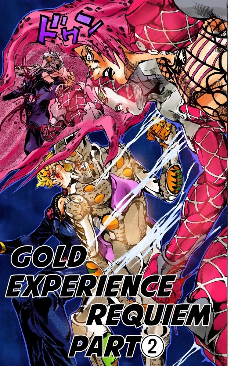 JoJo's Bizarre Adventure Part 5 - Vento Aureo (Official Colored) Chapter 148 page 2 - Chapter 148: Gold Experience Requiem Part 2