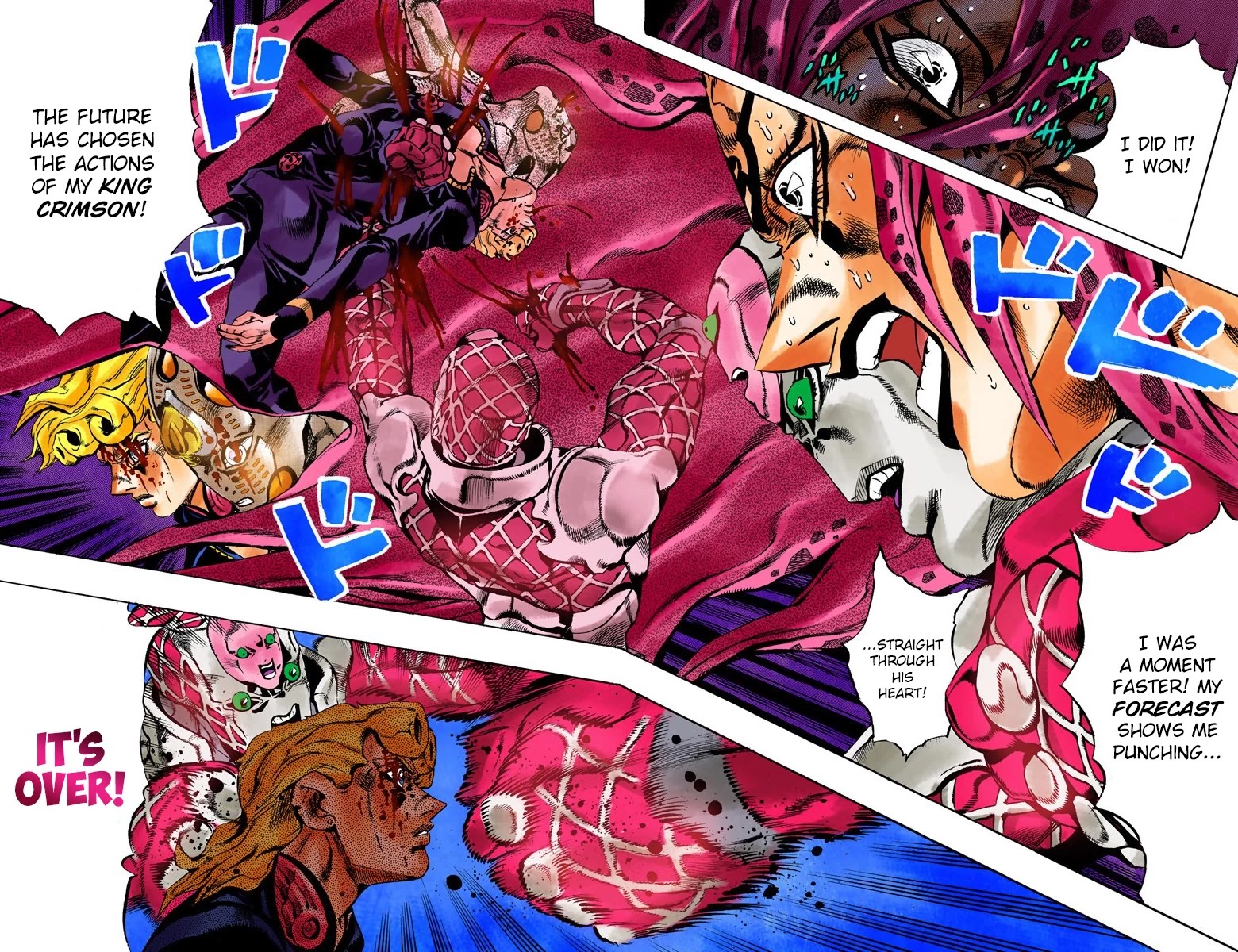 JoJo's Bizarre Adventure Part 5 - Vento Aureo (Official Colored) Chapter 148 page 3 - Chapter 148: Gold Experience Requiem Part 2
