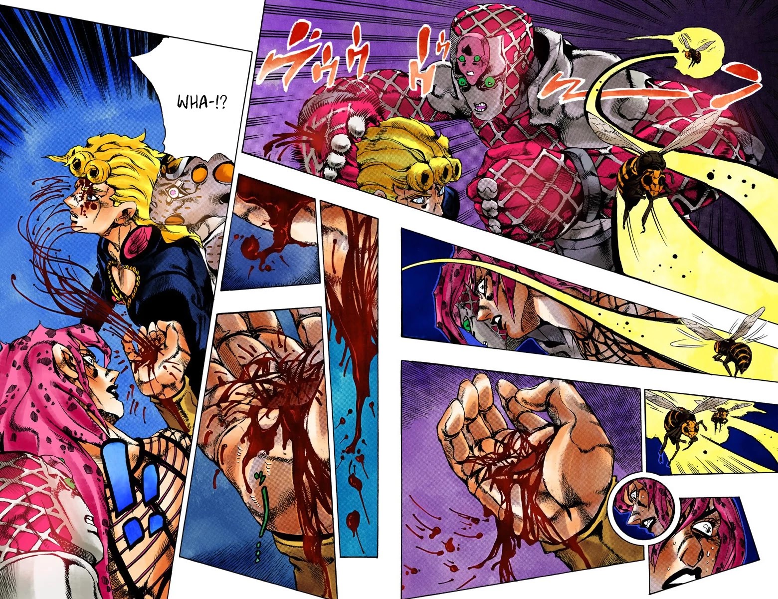 JoJo's Bizarre Adventure Part 5 - Vento Aureo (Official Colored) Chapter 148 page 4 - Chapter 148: Gold Experience Requiem Part 2