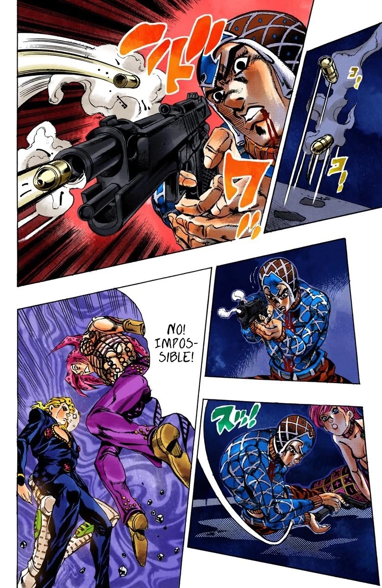 JoJo's Bizarre Adventure Part 5 - Vento Aureo (Official Colored) Chapter 148 page 7 - Chapter 148: Gold Experience Requiem Part 2