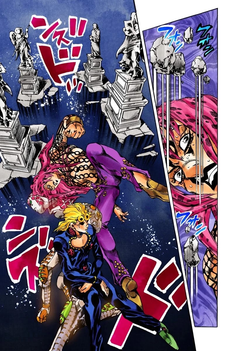 JoJo's Bizarre Adventure Part 5 - Vento Aureo (Official Colored) Chapter 148 page 8 - Chapter 148: Gold Experience Requiem Part 2