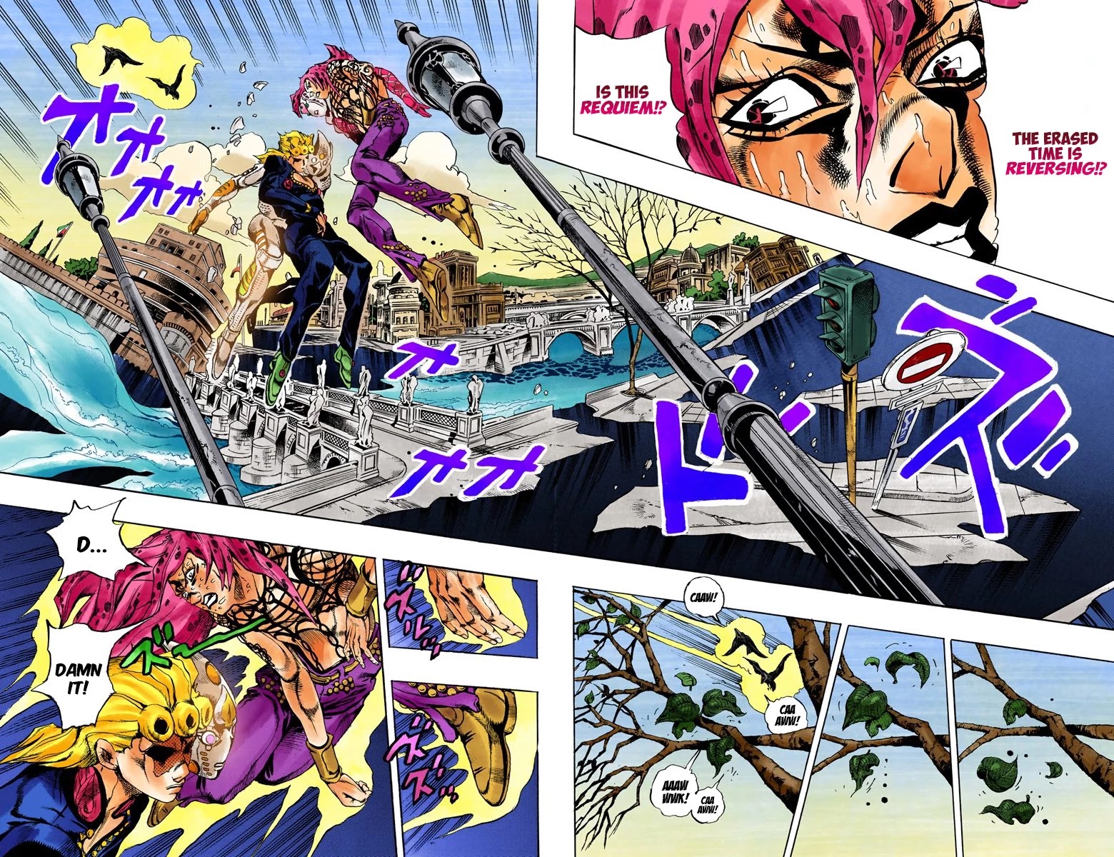 JoJo's Bizarre Adventure Part 5 - Vento Aureo (Official Colored) Chapter 148 page 9 - Chapter 148: Gold Experience Requiem Part 2