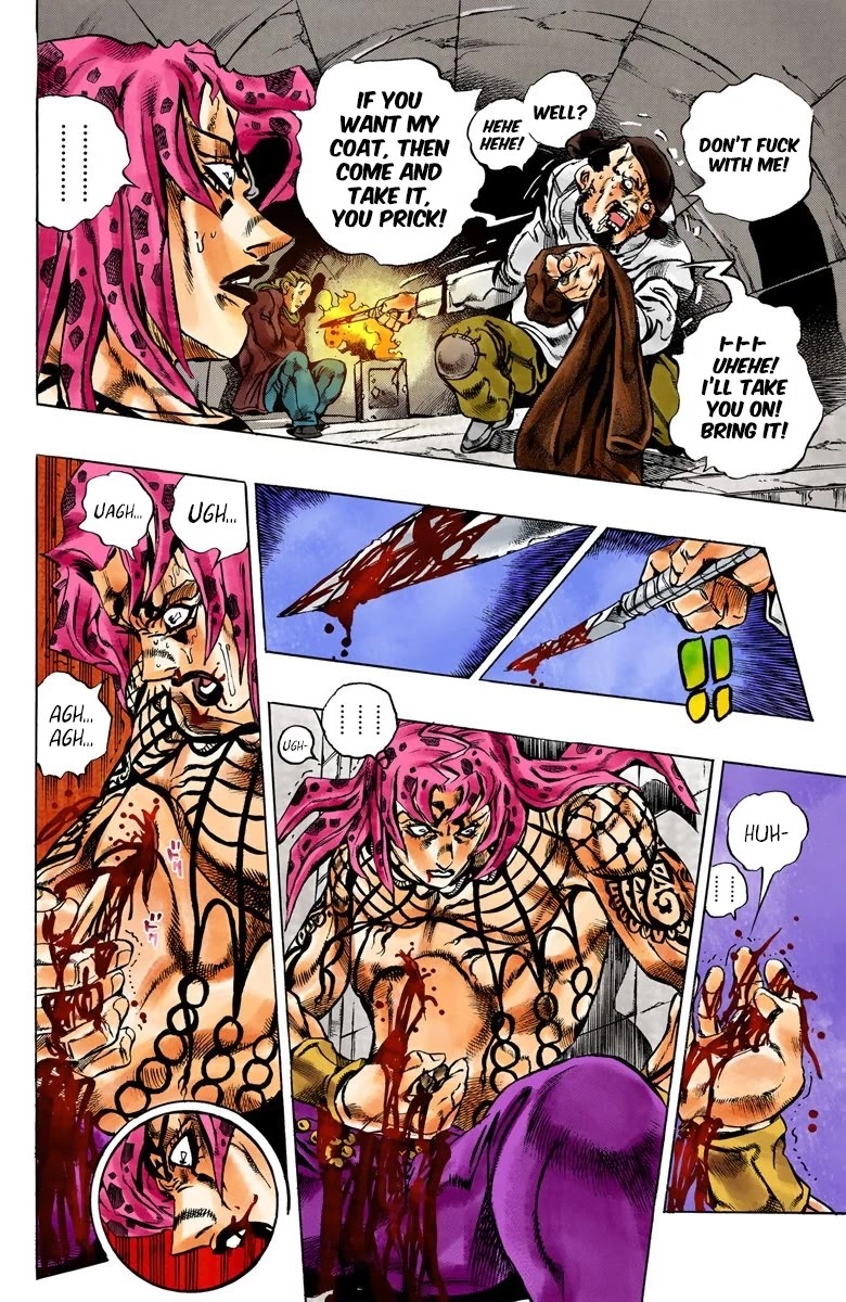 JoJo's Bizarre Adventure Part 5 - Vento Aureo (Official Colored) Chapter 149 page 10 - Chapter 149: Gold Experience Requiem Part 3
