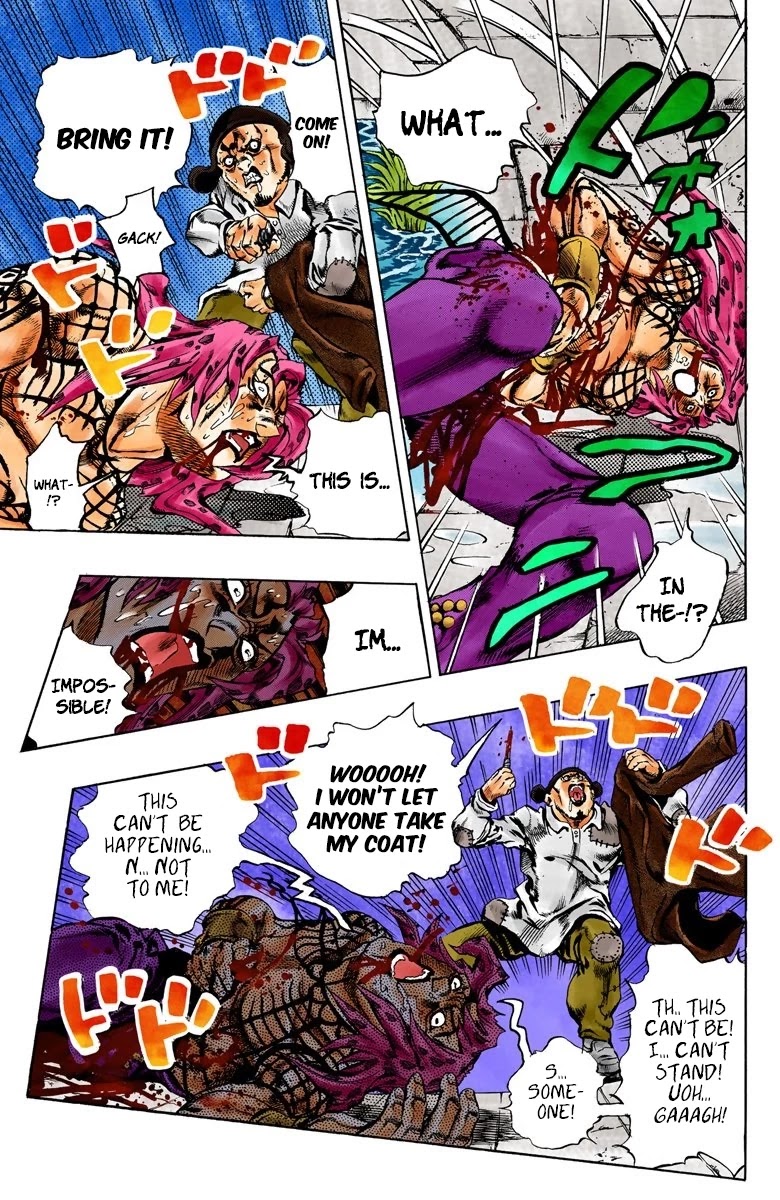 JoJo's Bizarre Adventure Part 5 - Vento Aureo (Official Colored) Chapter 149 page 11 - Chapter 149: Gold Experience Requiem Part 3
