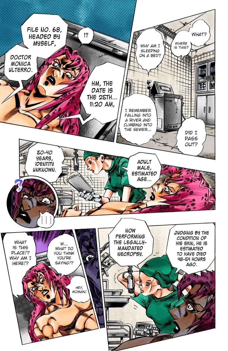 JoJo's Bizarre Adventure Part 5 - Vento Aureo (Official Colored) Chapter 149 page 13 - Chapter 149: Gold Experience Requiem Part 3