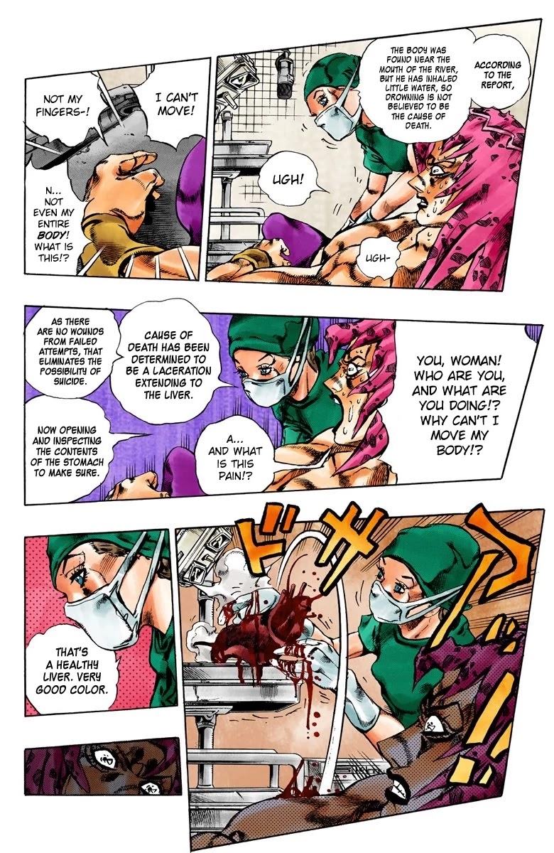 JoJo's Bizarre Adventure Part 5 - Vento Aureo (Official Colored) Chapter 149 page 14 - Chapter 149: Gold Experience Requiem Part 3