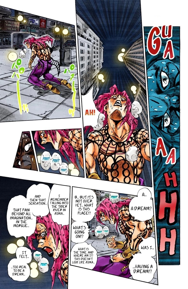 JoJo's Bizarre Adventure Part 5 - Vento Aureo (Official Colored) Chapter 149 page 15 - Chapter 149: Gold Experience Requiem Part 3