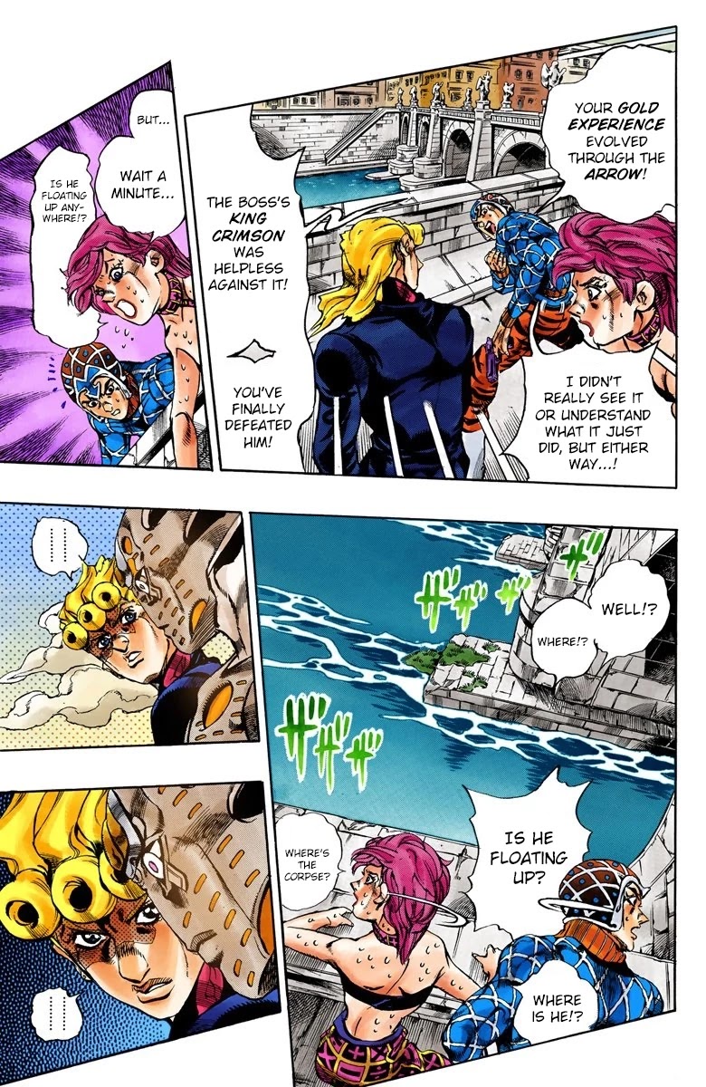 JoJo's Bizarre Adventure Part 5 - Vento Aureo (Official Colored) Chapter 149 page 5 - Chapter 149: Gold Experience Requiem Part 3
