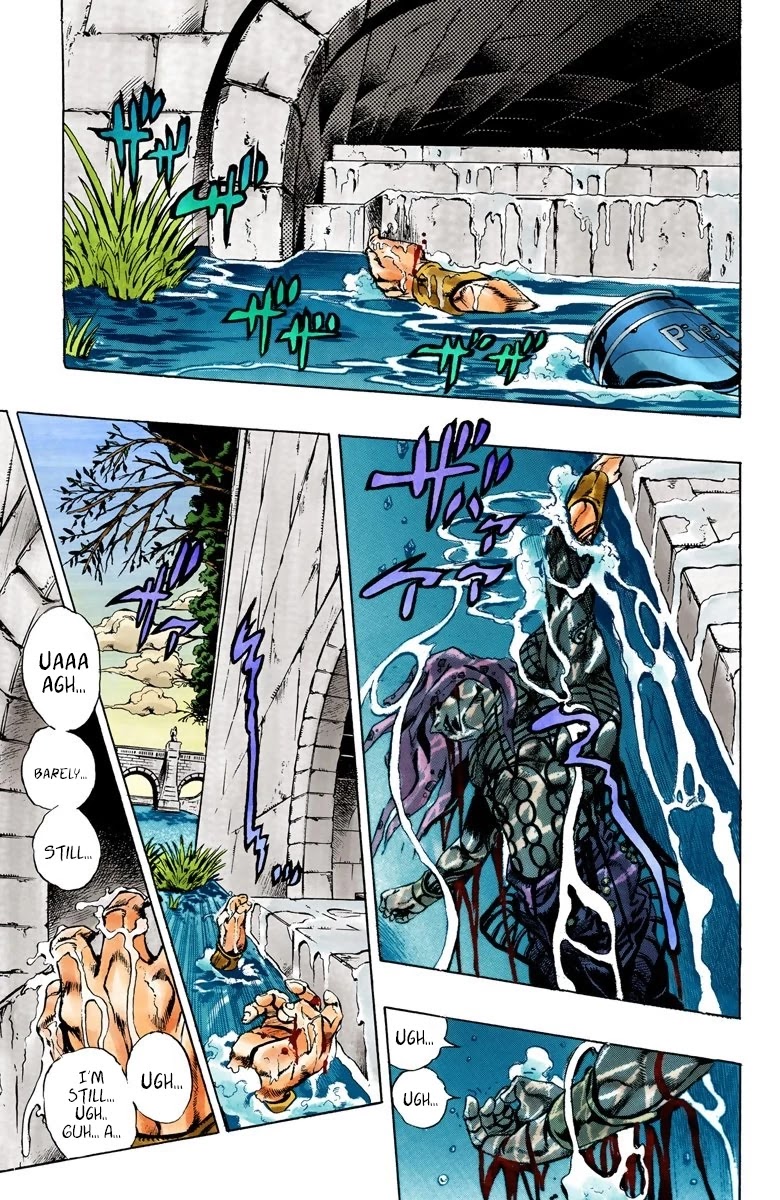 JoJo's Bizarre Adventure Part 5 - Vento Aureo (Official Colored) Chapter 149 page 7 - Chapter 149: Gold Experience Requiem Part 3