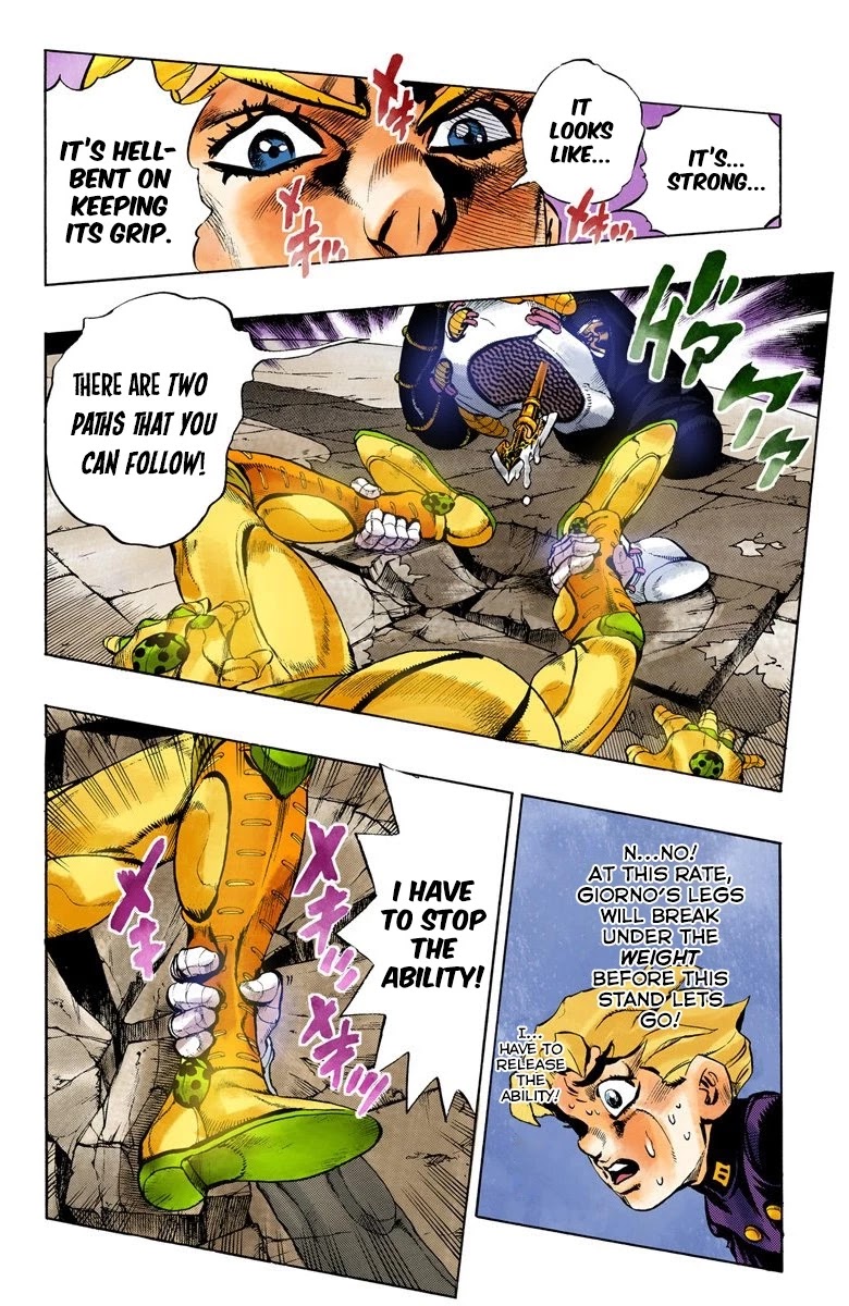 JoJo's Bizarre Adventure Part 5 - Vento Aureo (Official Colored) Chapter 15 page 10 - Chapter 15: Entering the Gang Part 5