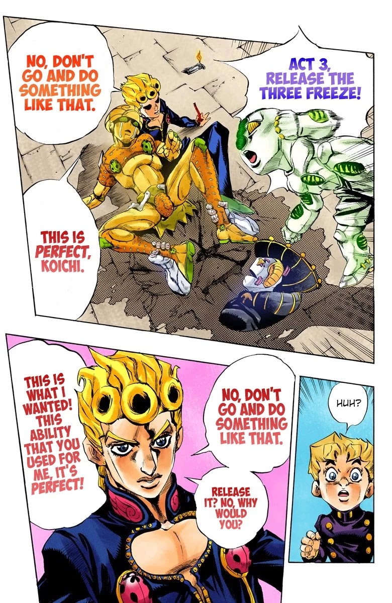 JoJo's Bizarre Adventure Part 5 - Vento Aureo (Official Colored) Chapter 15 page 11 - Chapter 15: Entering the Gang Part 5