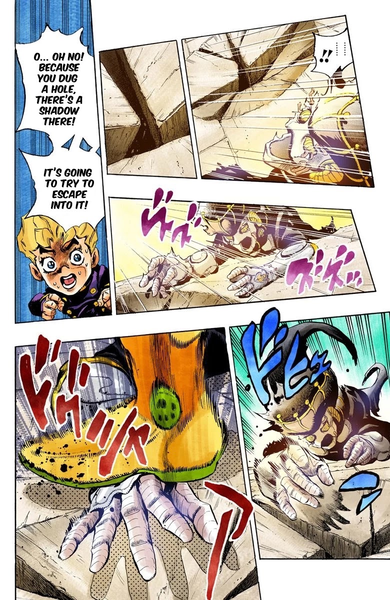JoJo's Bizarre Adventure Part 5 - Vento Aureo (Official Colored) Chapter 15 page 17 - Chapter 15: Entering the Gang Part 5