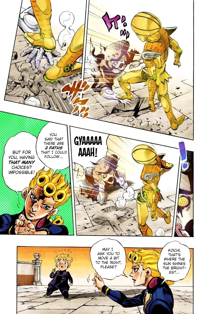 JoJo's Bizarre Adventure Part 5 - Vento Aureo (Official Colored) Chapter 15 page 18 - Chapter 15: Entering the Gang Part 5