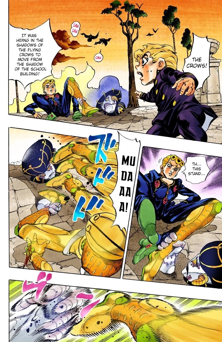 JoJo's Bizarre Adventure Part 5 - Vento Aureo (Official Colored) Chapter 15 page 4 - Chapter 15: Entering the Gang Part 5