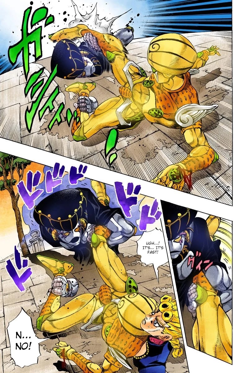 JoJo's Bizarre Adventure Part 5 - Vento Aureo (Official Colored) Chapter 15 page 5 - Chapter 15: Entering the Gang Part 5