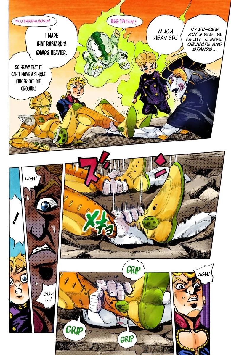 JoJo's Bizarre Adventure Part 5 - Vento Aureo (Official Colored) Chapter 15 page 8 - Chapter 15: Entering the Gang Part 5