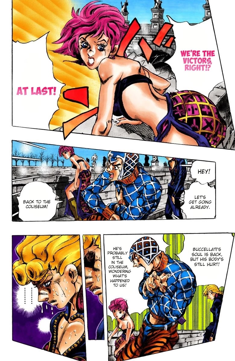 JoJo's Bizarre Adventure Part 5 - Vento Aureo (Official Colored) Chapter 150 page 5 - Chapter 150: Gold Experience Requiem Part 4