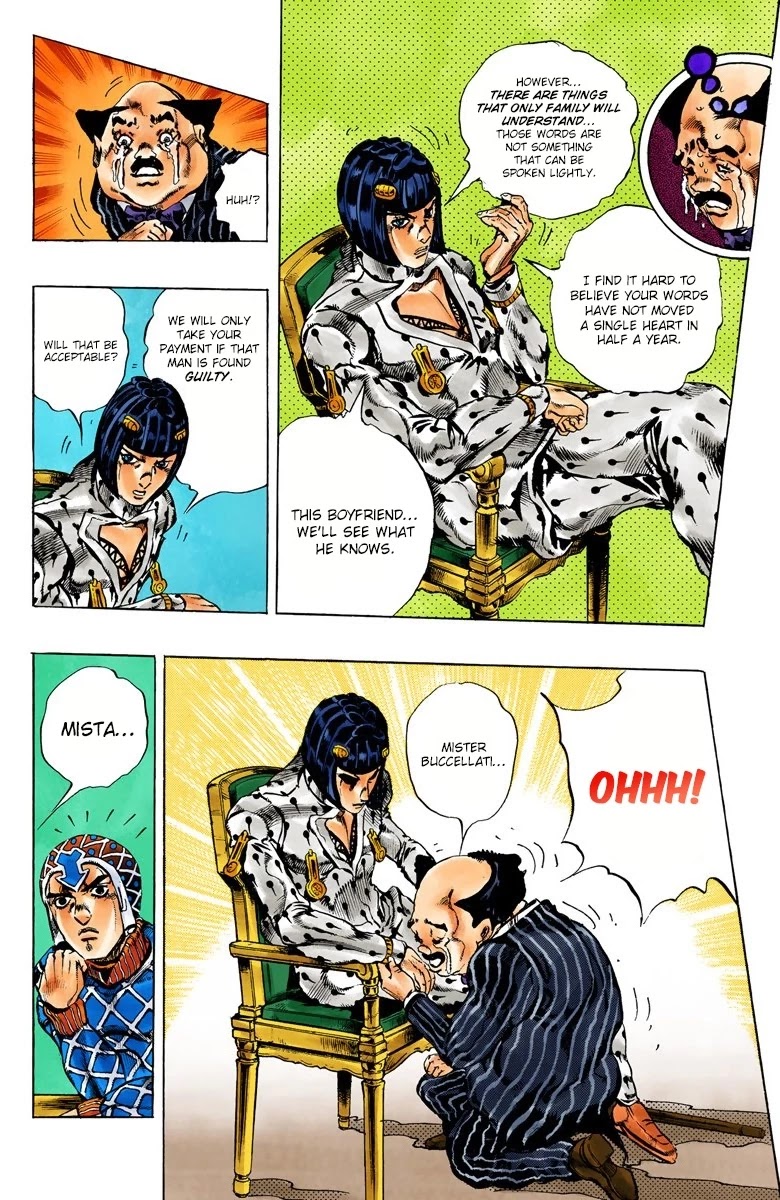 JoJo's Bizarre Adventure Part 5 - Vento Aureo (Official Colored) Chapter 151 page 12 - Chapter 151: -Epilogue- Sleeping Slaves Part 1