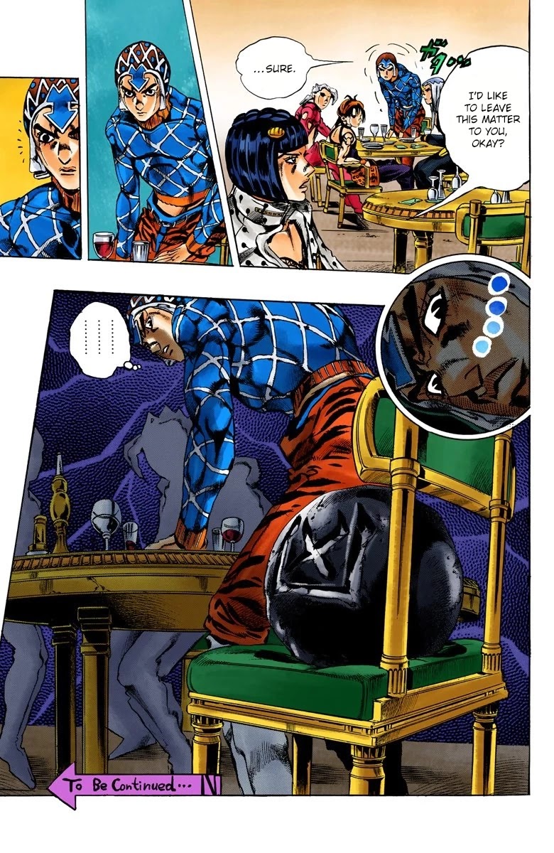 JoJo's Bizarre Adventure Part 5 - Vento Aureo (Official Colored) Chapter 151 page 13 - Chapter 151: -Epilogue- Sleeping Slaves Part 1