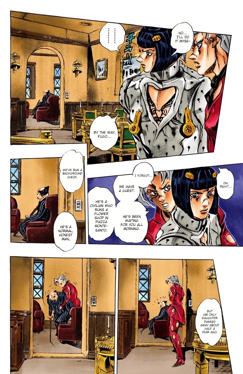 JoJo's Bizarre Adventure Part 5 - Vento Aureo (Official Colored) Chapter 151 page 4 - Chapter 151: -Epilogue- Sleeping Slaves Part 1